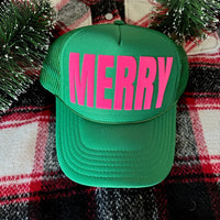 Merry Trucker Hat