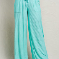 Wide Leg Knit Pants