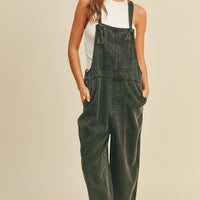 Washed Black Overalls