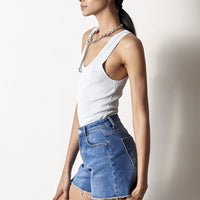 High Rise Midi Short