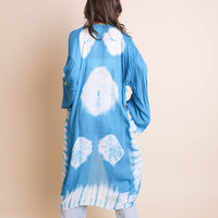 Tie-dye Longline Kimono