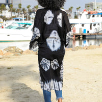 Tie-dye Longline Kimono