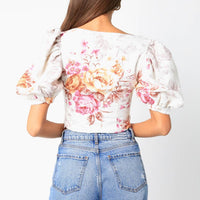 Macey Floral Top