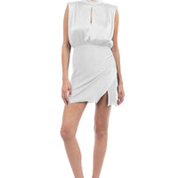 Mock Neck Mini Dress