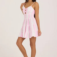 Pink Tribal Mini Dress