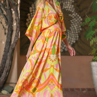 Citrus Kimono Maxi