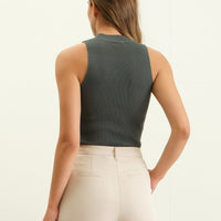 Mock Neck Sweater Top