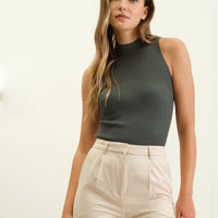 Mock Neck Sweater Top