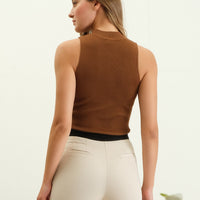 Mock Neck Sweater Top