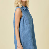 Jada Denim Shirt Dress