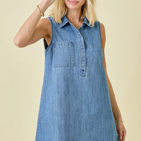 Jada Denim Shirt Dress