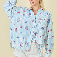 Striped Americana Long Sleeve