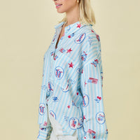Striped Americana Long Sleeve