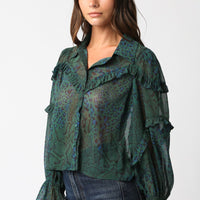 Zaria Ruffle Blouse