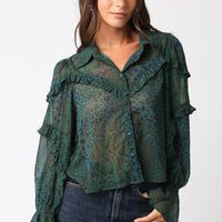 Zaria Ruffle Blouse