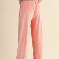 Velour Track Pants