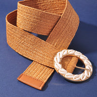 Straw Shell Belt