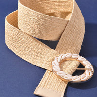 Straw Shell Belt