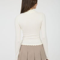 Lettuce Trim Knit Top