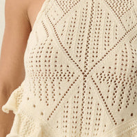 Pointelle Crochet Tank Top