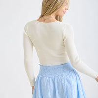 Willow Cropped Knit Sweater