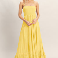 Smocked Halter Maxi