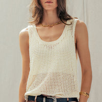 Coastal Breeze Crochet Tank