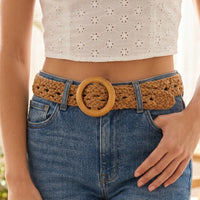 Wooden Ring Crochet Belt