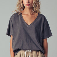 Vintage Wash V-Neck Tee