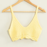 Crochet Knit Crop Top