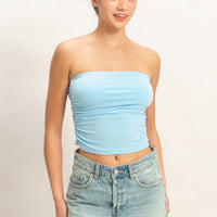 Ruched Bandeau Top