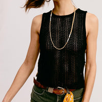 Side Ring Crochet Tank
