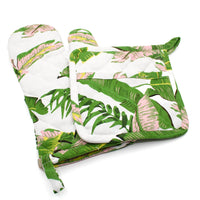 Botanical Oven Mitt Set