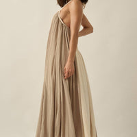 Colorblock Cotton Gauze Maxi