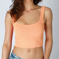 Chevron Scoop Neck