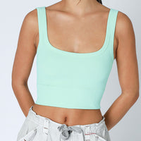 Chevron Scoop Neck