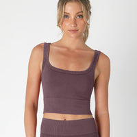 Vintage Chevron Scoop Neck