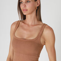 Vintage Chevron Scoop Neck
