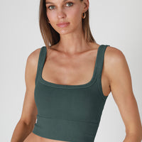 Vintage Chevron Scoop Neck