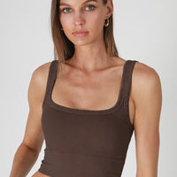 Vintage Chevron Scoop Neck