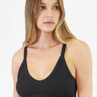 V Neck Bra Top