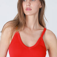 V Neck Bra Top