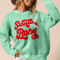 Santa Sequin Sweater