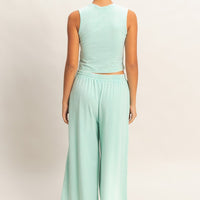 Mineral Washed Crop Top