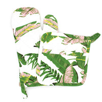 Botanical Oven Mitt Set