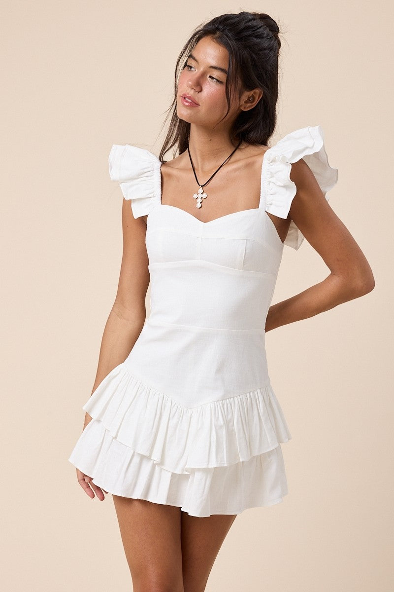 mabel mini dress – Marmalade Black bow accents Size:E Alejandra Mini Dress - QVC1206