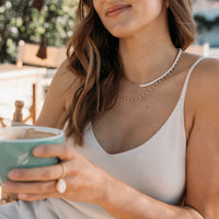 Paloma Necklace White