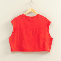 Crew Neck Body Cropped Top