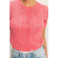 Knit Button Up Cardigan
