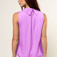 Cowl Neck Sleeveless Top